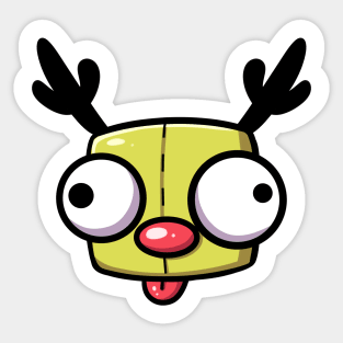 Gir The Red Nose Reindeer Sticker